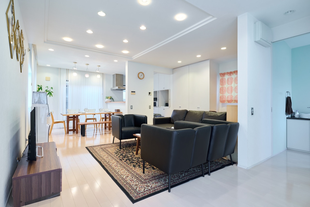 Jujo luxury villa/120㎡/max13p/4min to sta/10Gwifi