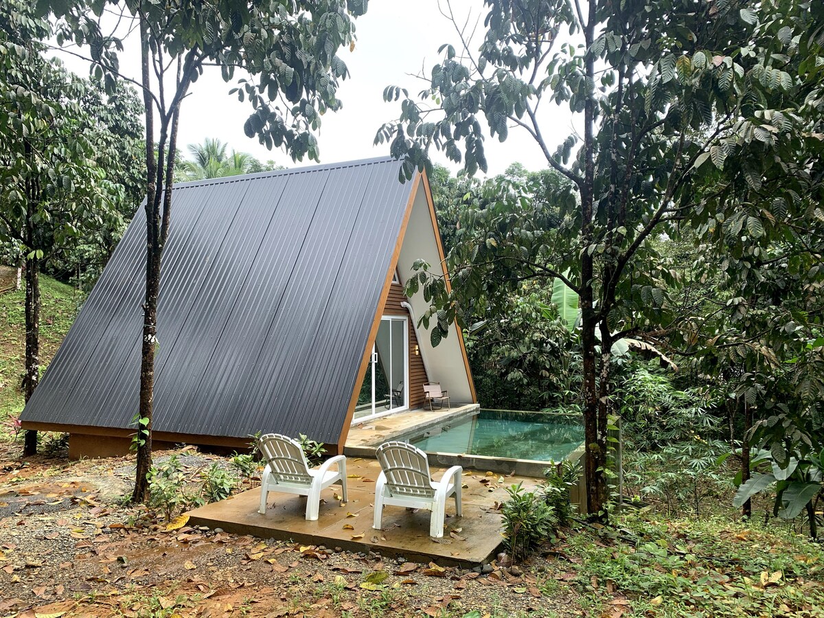 A-Frame Cabin by the River