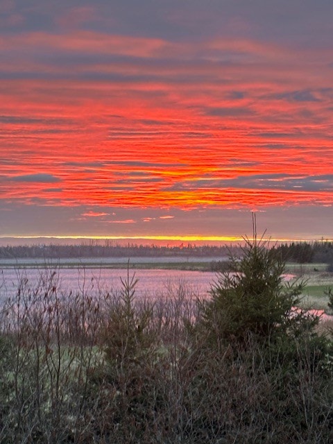 Sunset Over the Bay