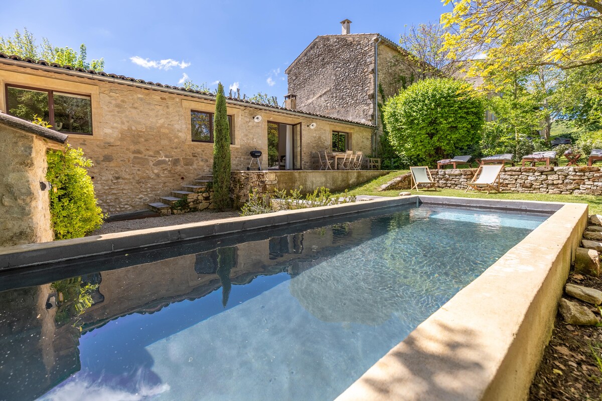 Bergerie rénovée avec piscine