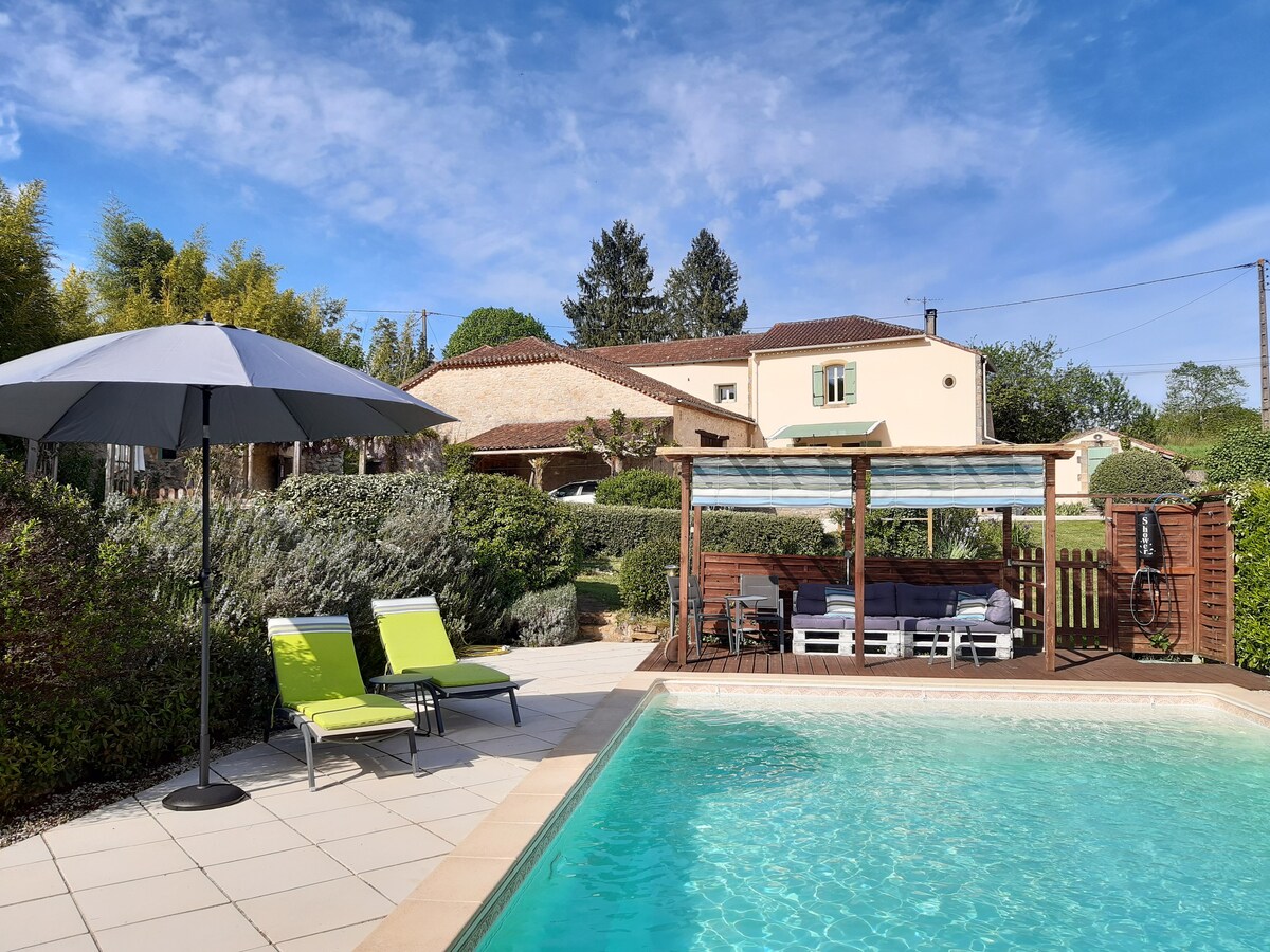 Gite La Terrasse - Private pool