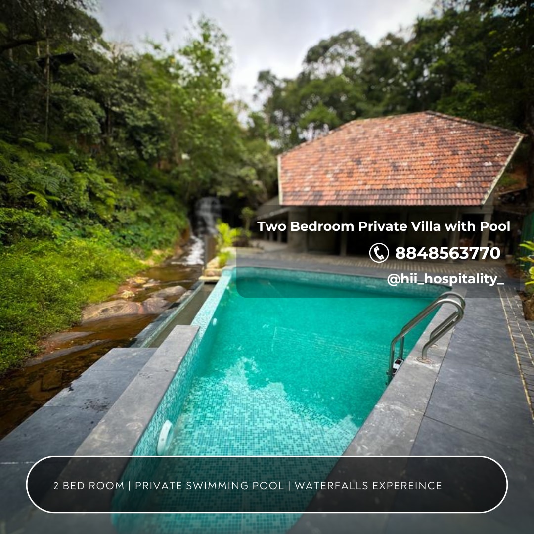 Waterfalls view Private Villa with Swimming Pool