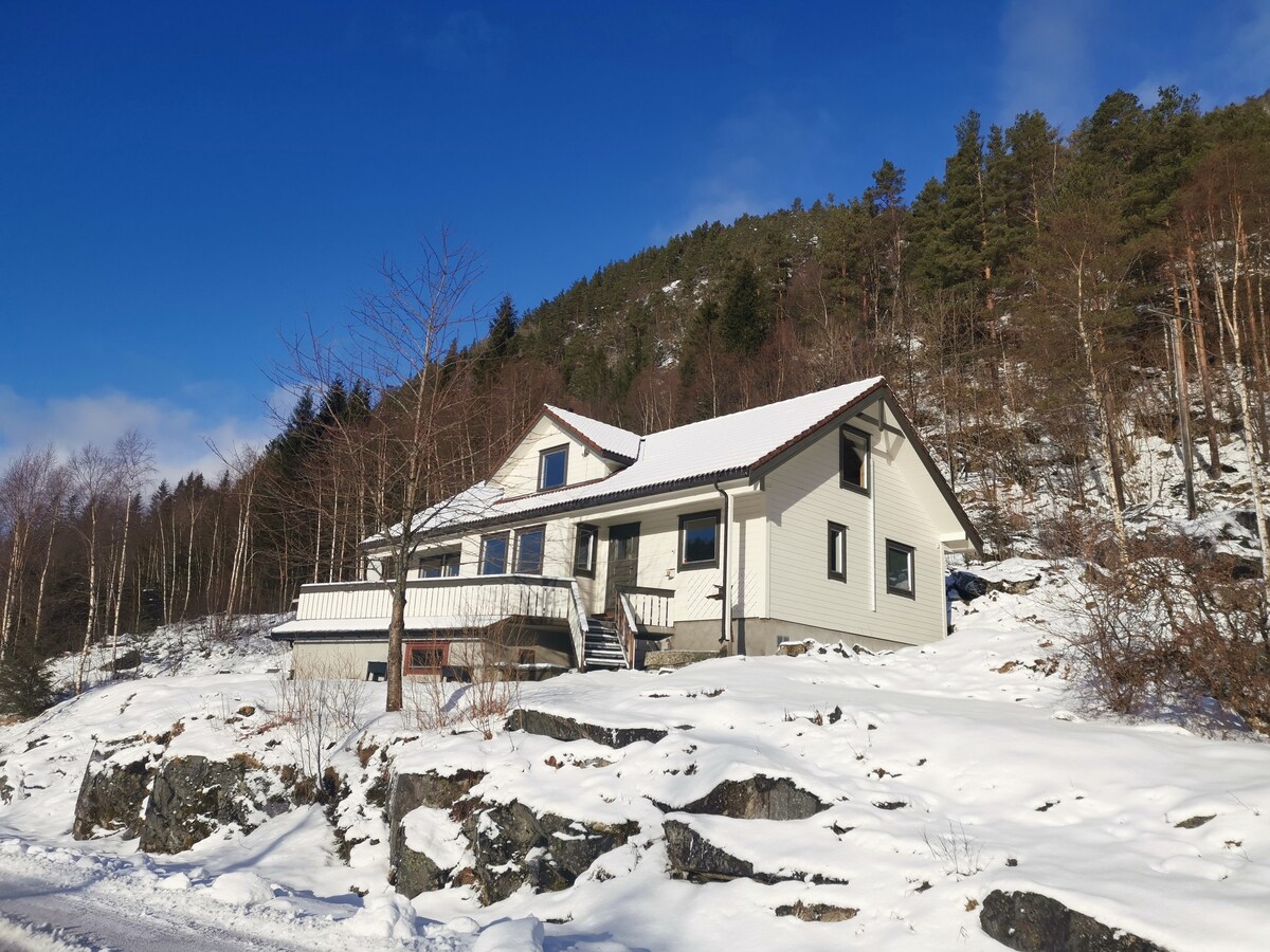 House in beautiful nature