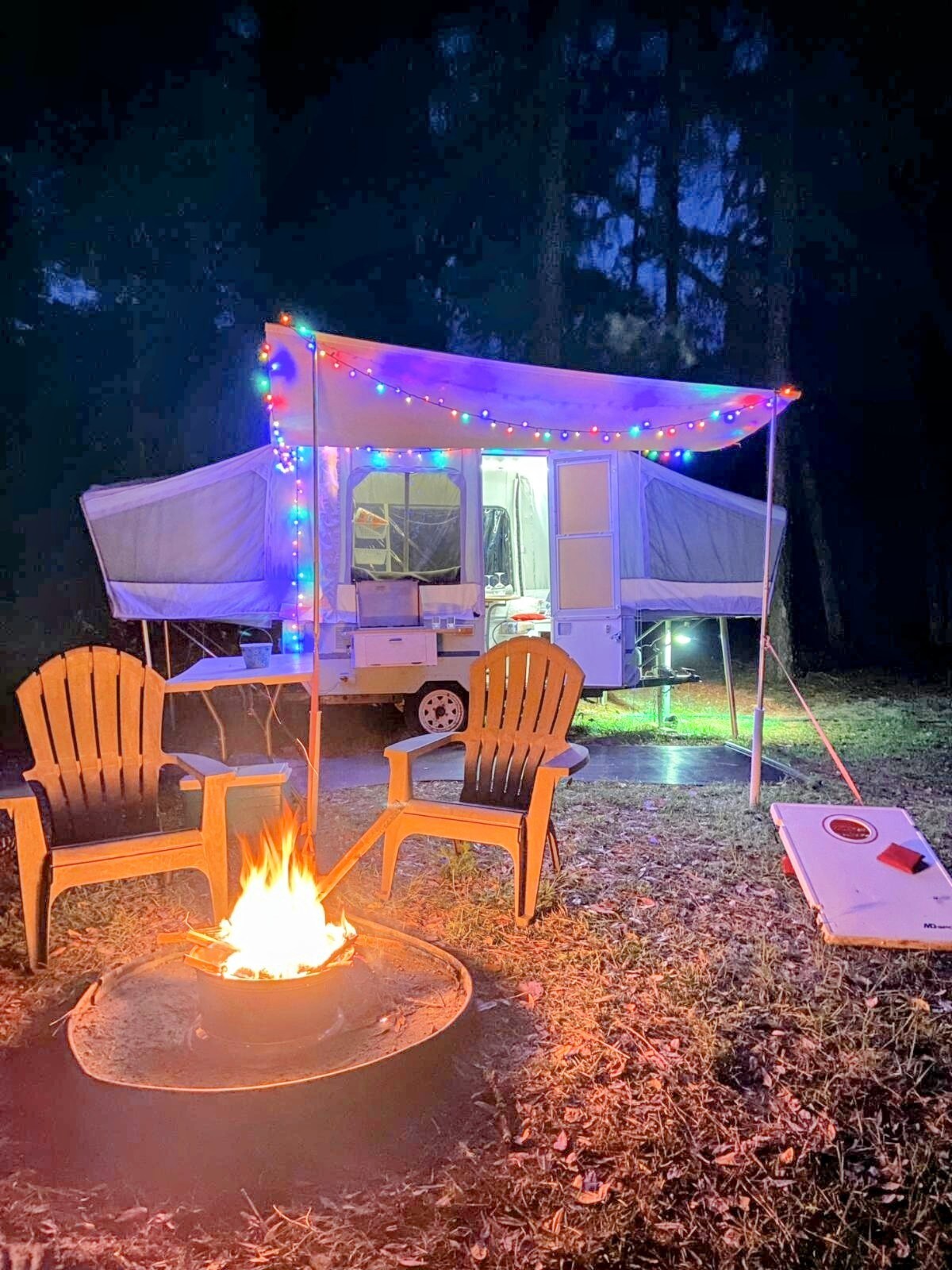 First Pop-Up Glamping Adventure with Lake View