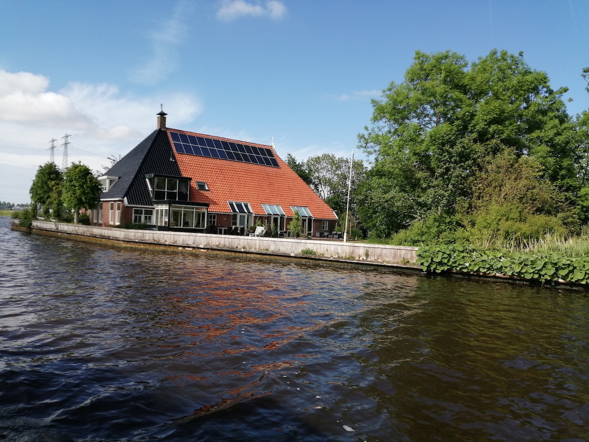 B & B aan het water.