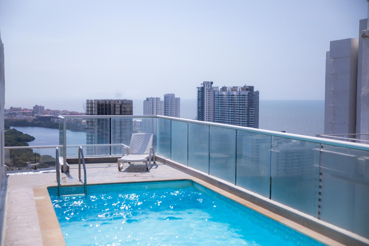 Cosy high-class Apartment with Views near Beach