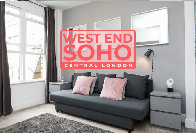 New! BAT-5-C Oasis of calm in Soho, sleeps 4