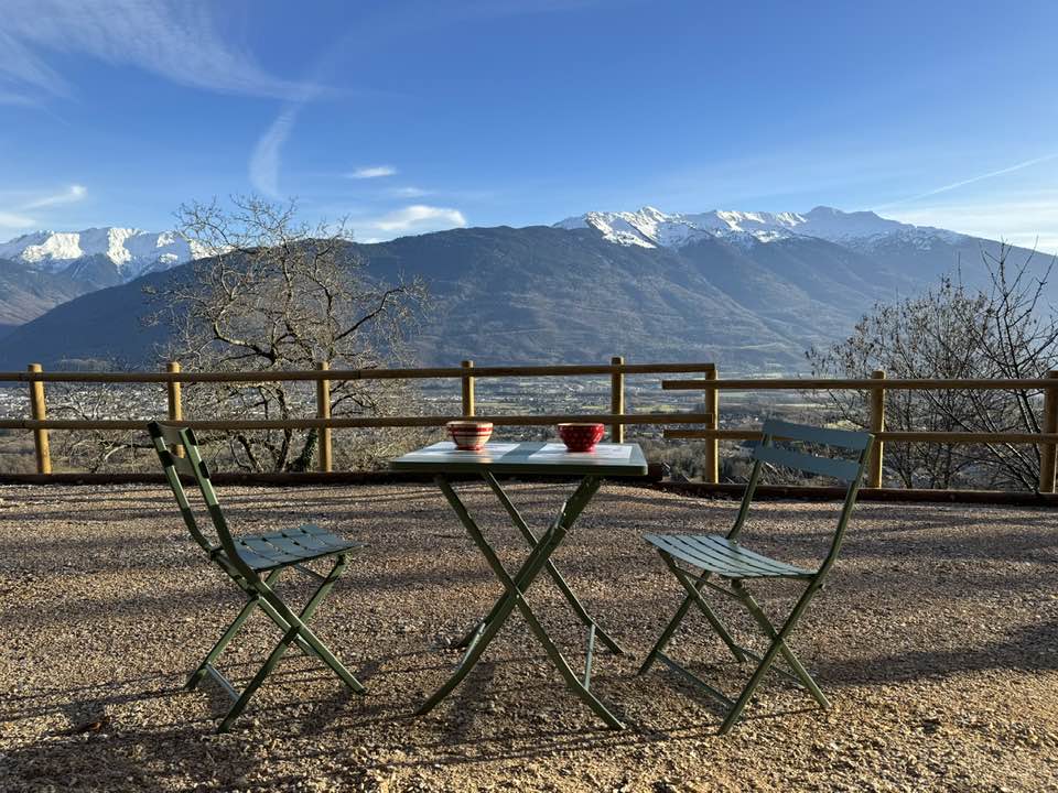 Panorama sur le Mont-Blanc