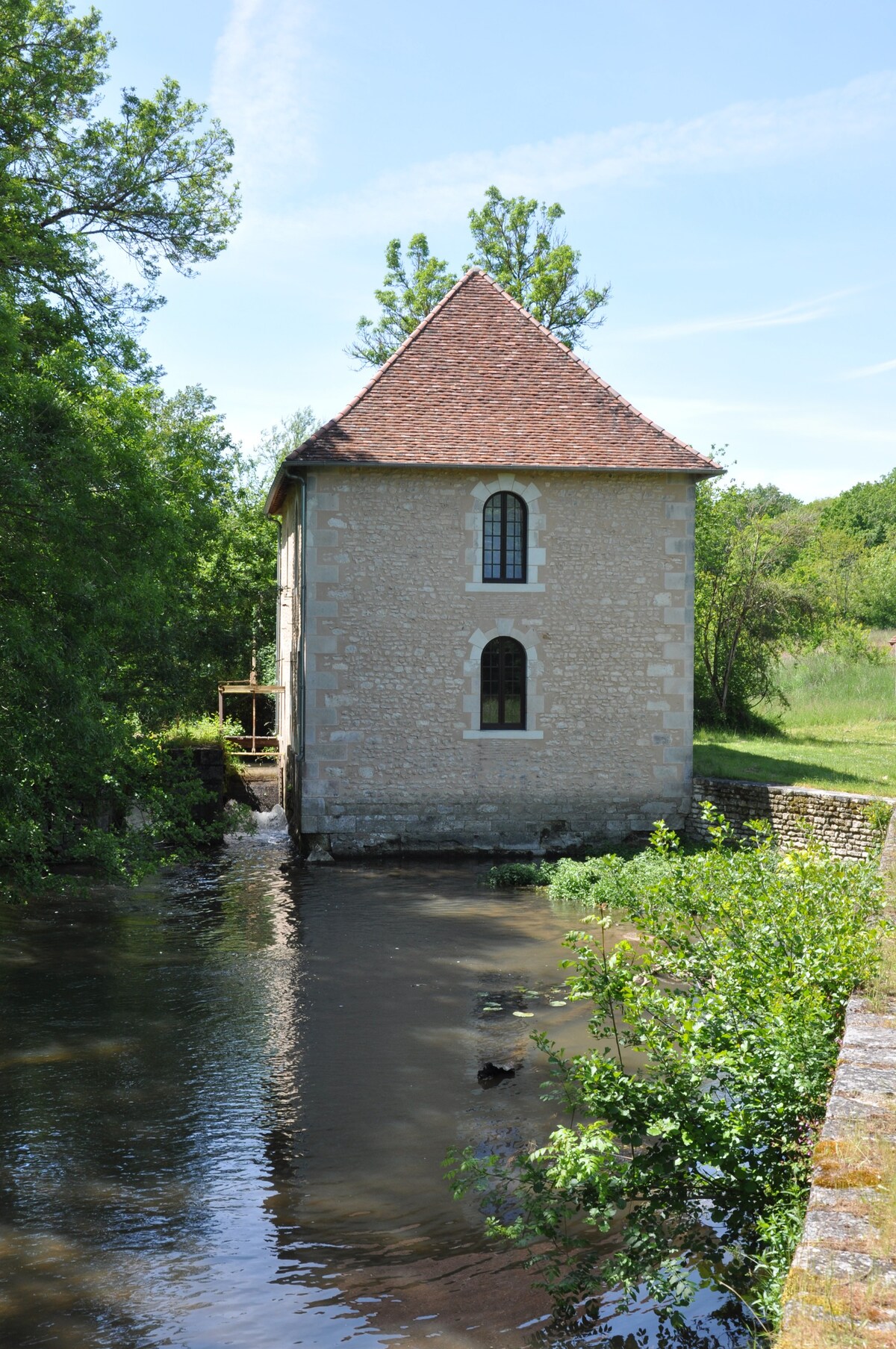 Le moulin brûlé