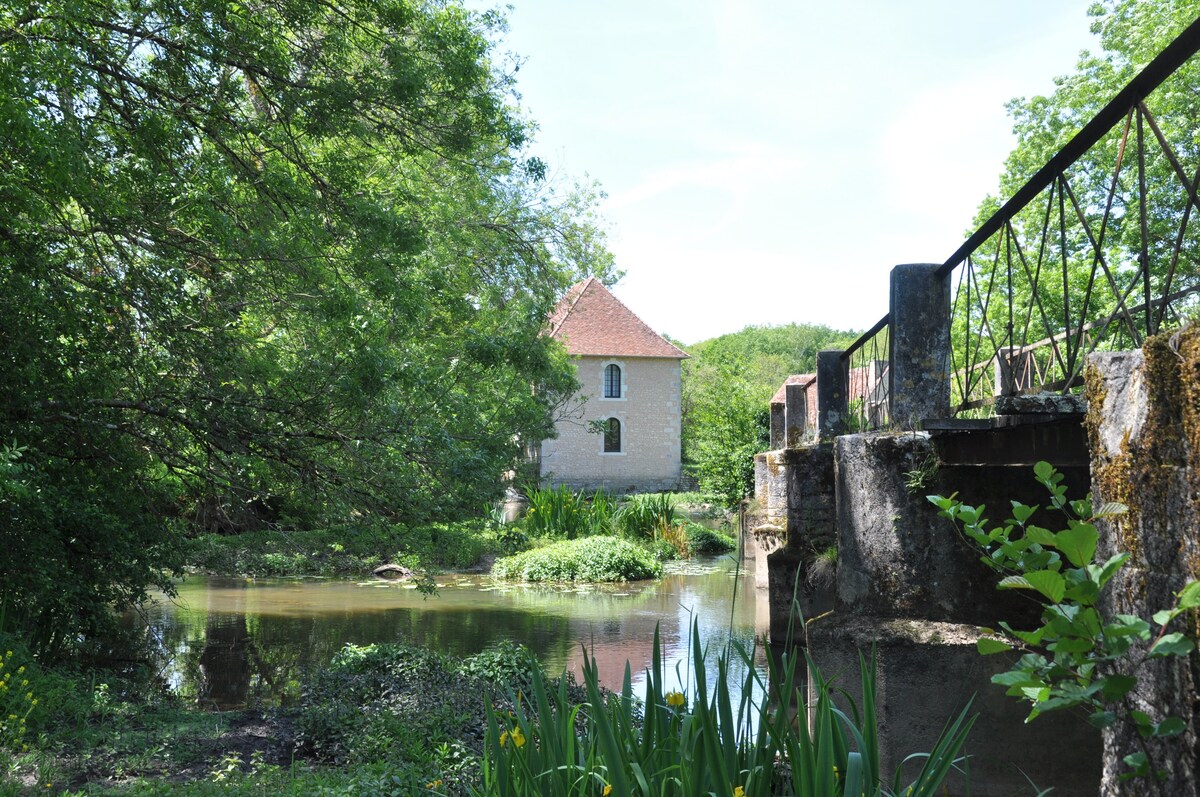 Le moulin brûlé