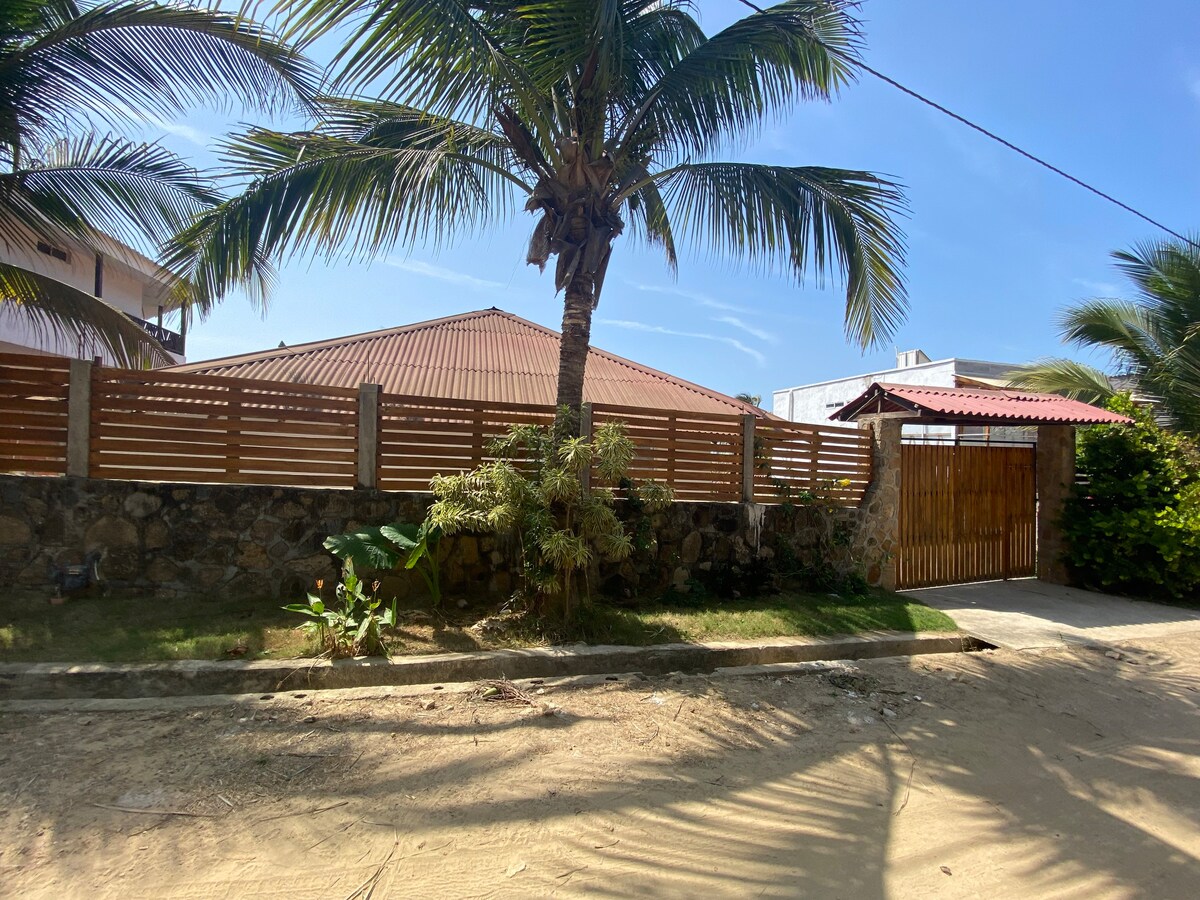 Cabaña con acceso al mar