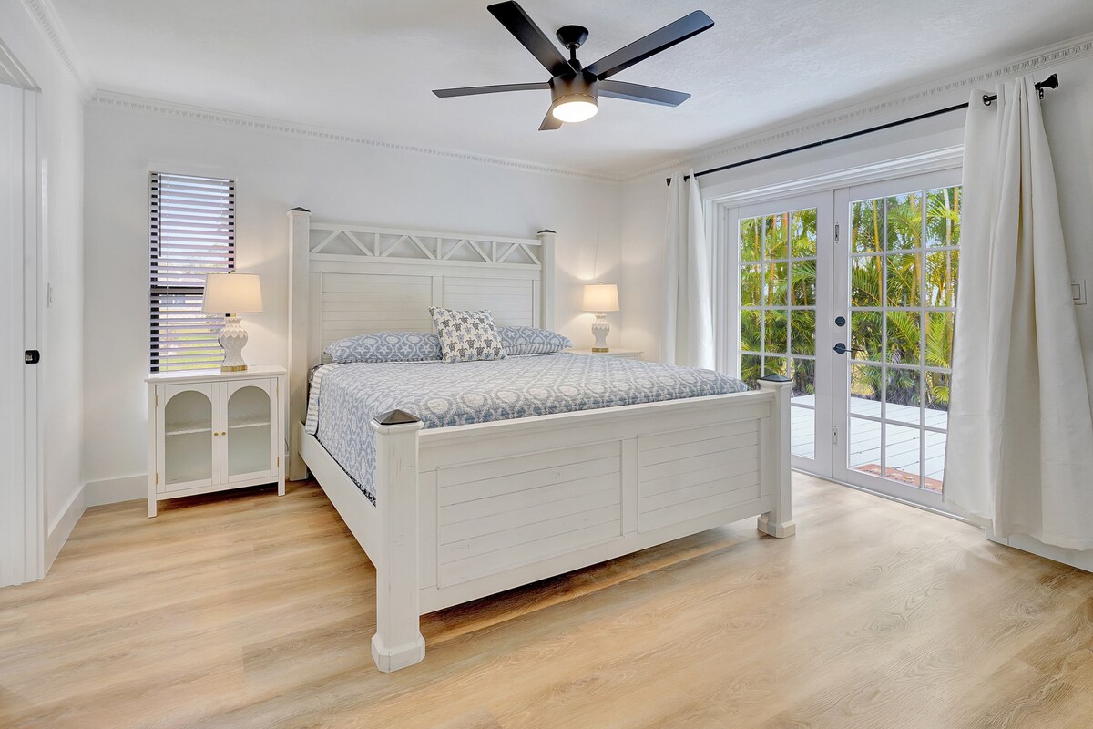Renovated Beach House with King Bed & Private Yard