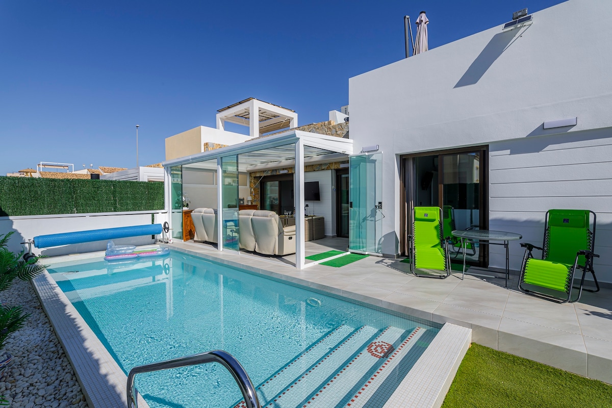 Luxe villa verwarmd zwembad - 6 pers - La Zenia