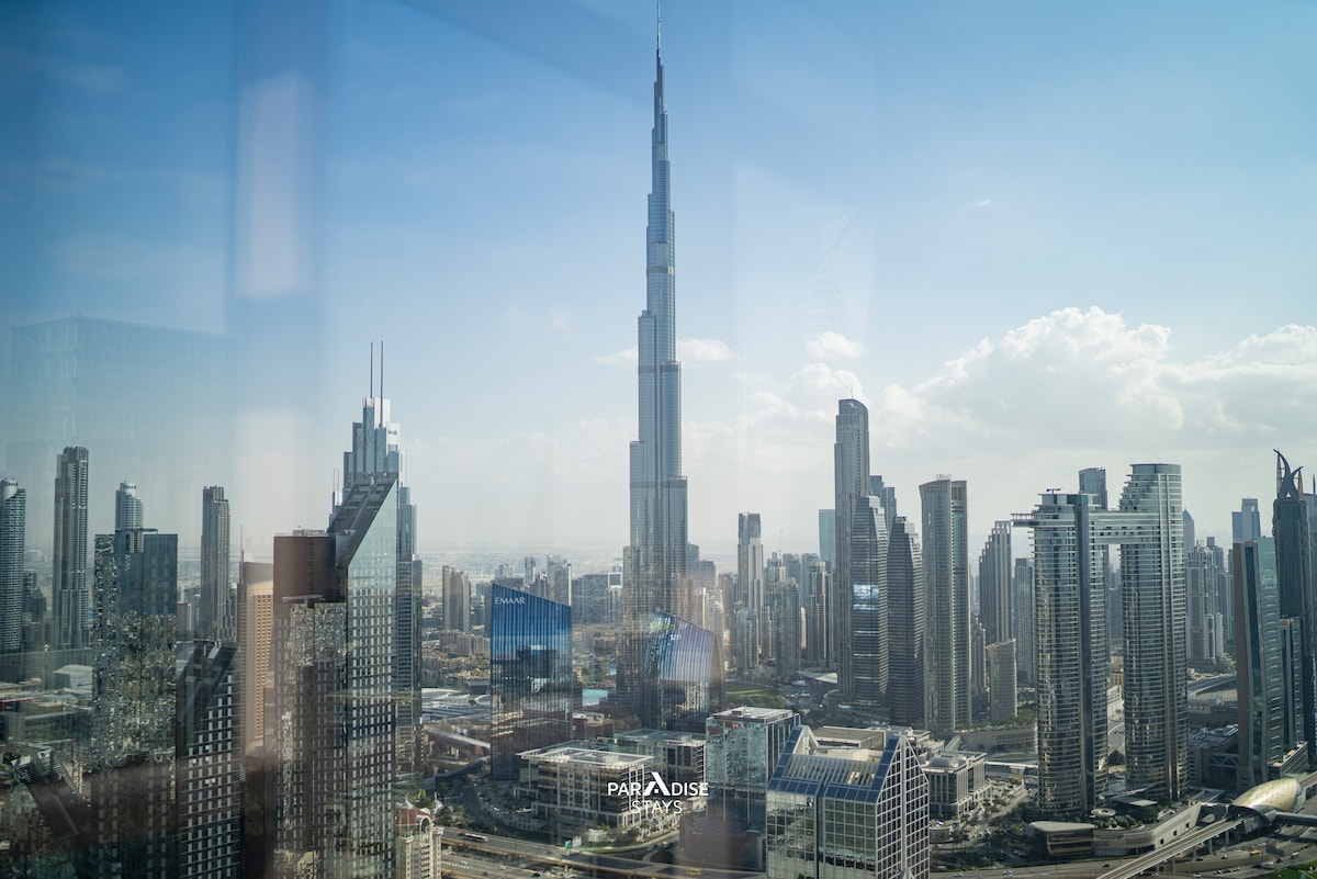 Full Burj Khalifa View | High Floor | Corner Unit