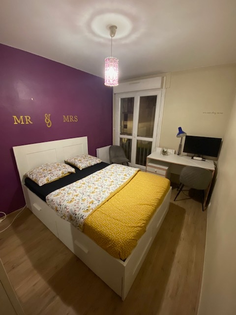 Appartement entier Chambre+Salon+Cuisine