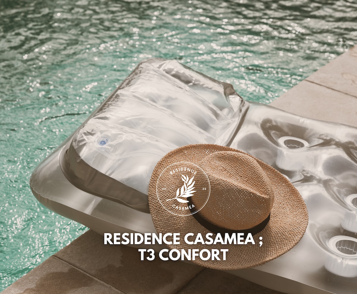 Casamea ；舒适、
泳池和海滩