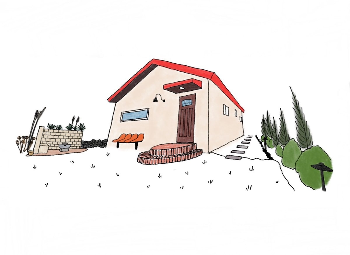 Lillen House ，济州洞住宿，僻静的村庄住宿，山上的小房子，开放折扣