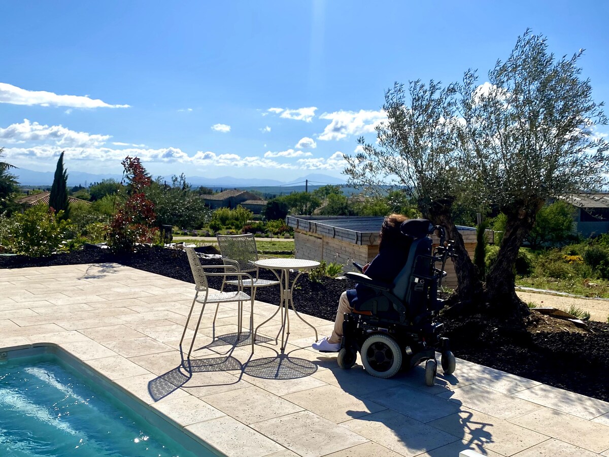 Carpe Diem, Villa bien-être sud Ardèche PMR