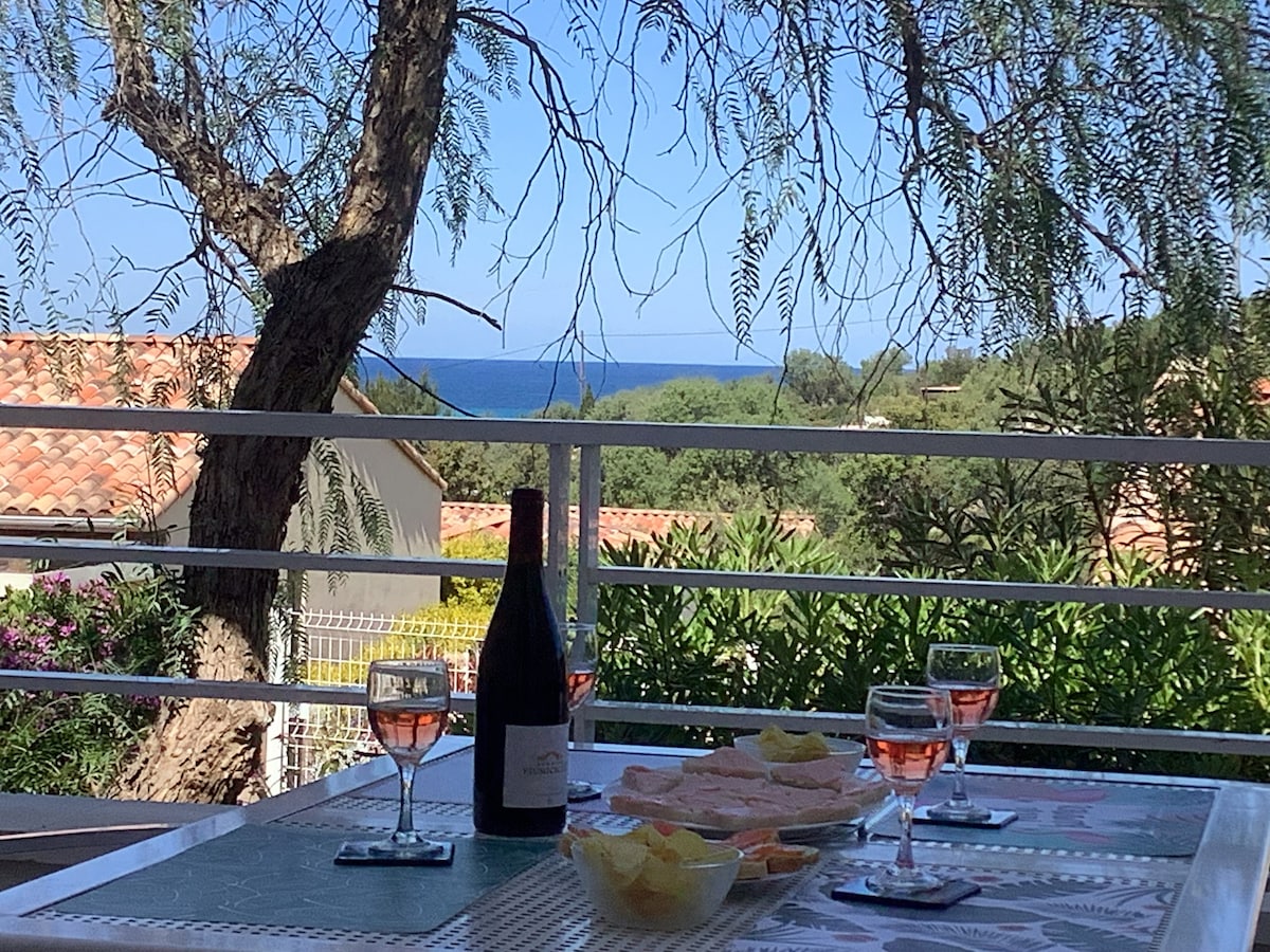 La perle de Lozari  Mini villa vue mer Île Rousse