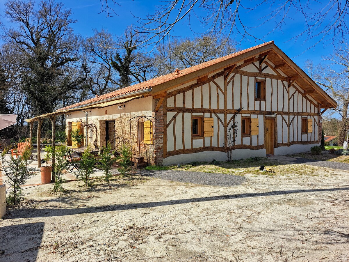 Maison landaise rénovée