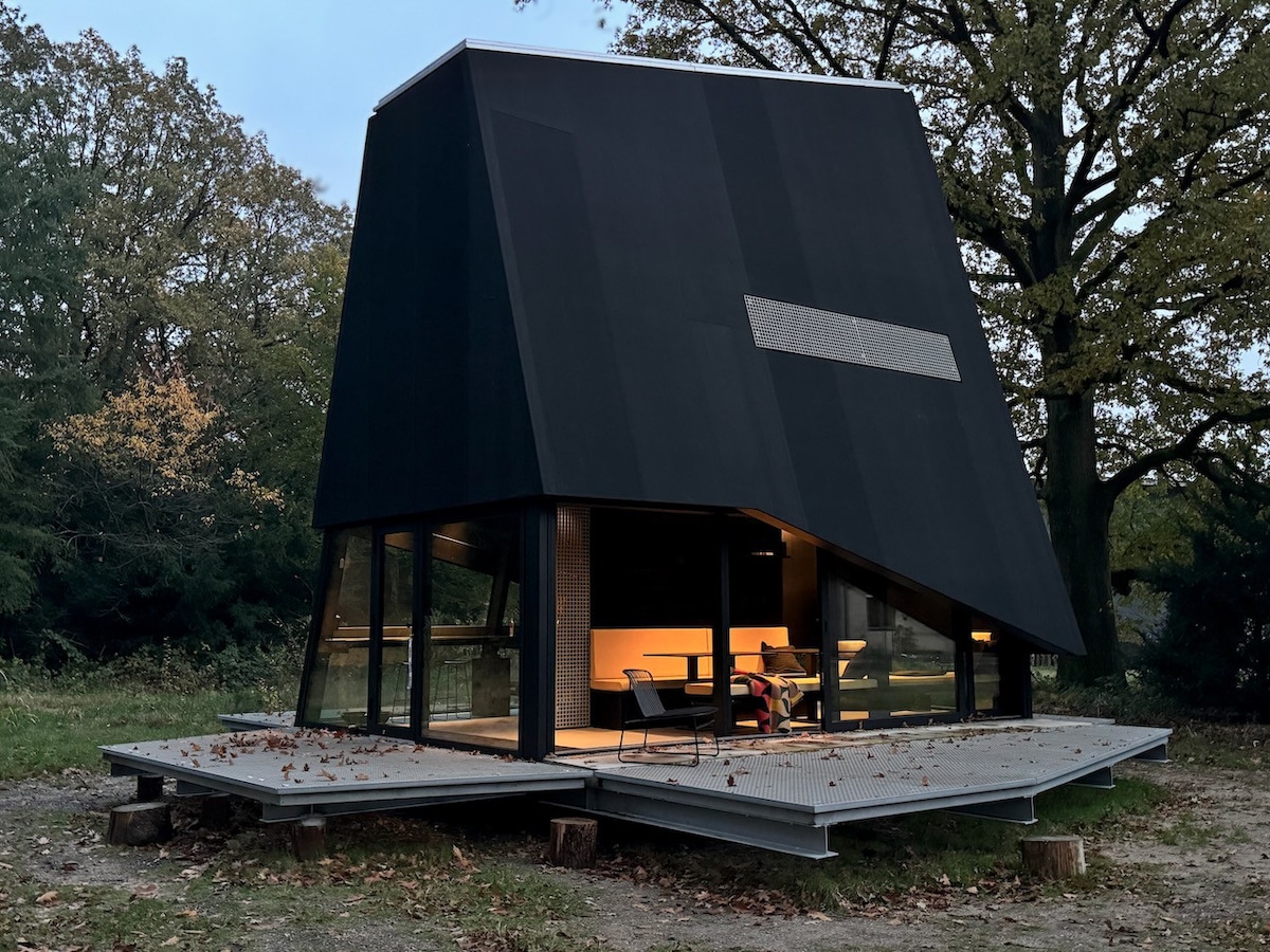 Stealth inspired architecture in the woods #veluwe