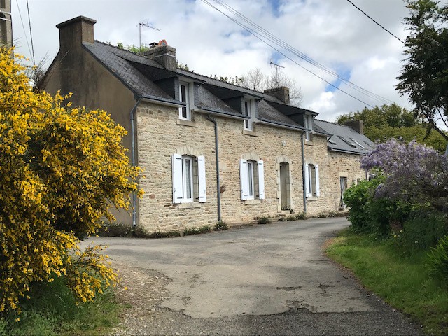 Chambre Agapanthe dans une longère