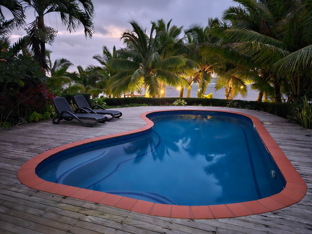 Sunset Beachfront Pool Villa