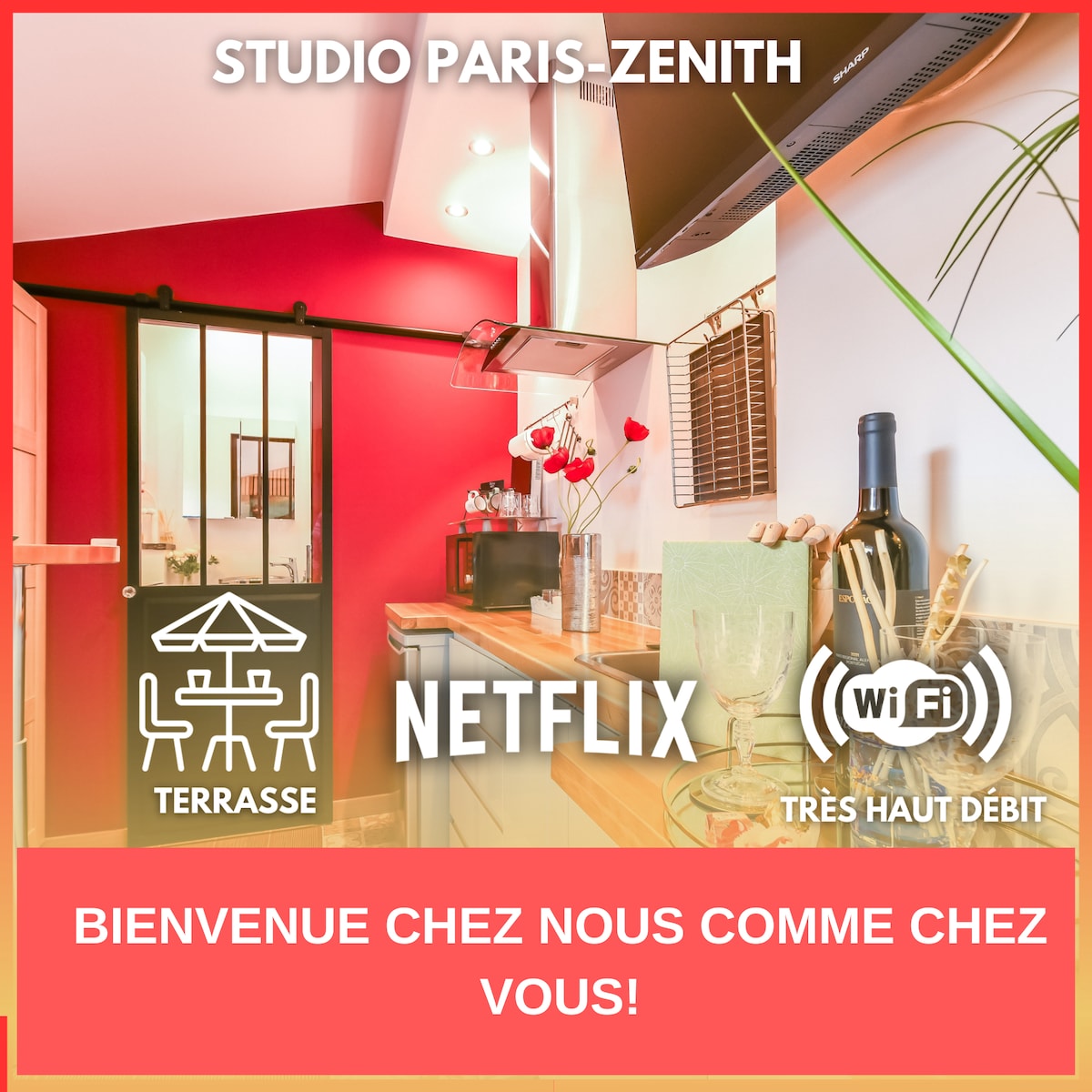 Paris-Zénith-aux Porte de Paris-Terrasse-Netflix