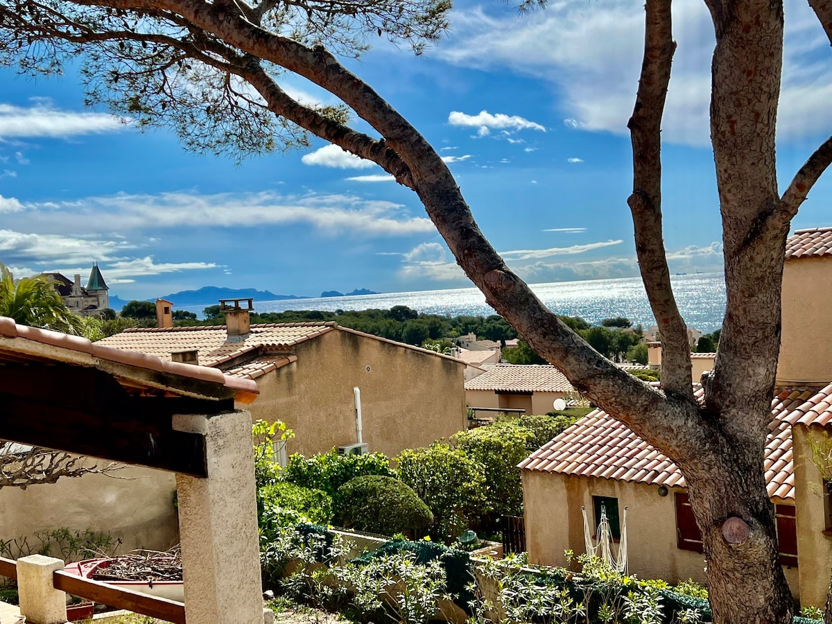 Villa à 2 pas de la plage - vue mer - Wi-Fi Clim