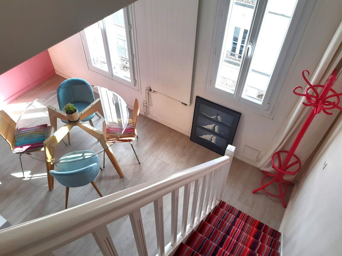 Superbe Duplex 80m²/Roland Garros/1 à 4 personnes