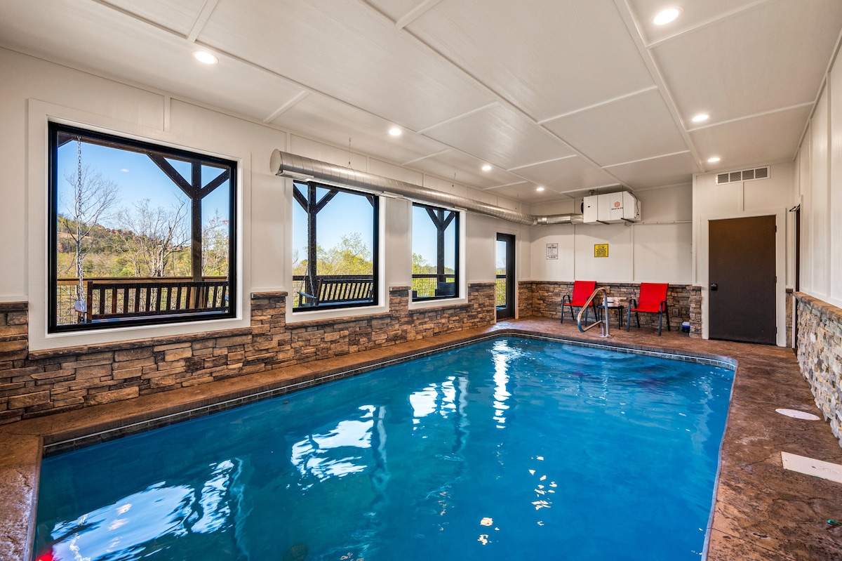 Indoor Pool/Theater Rm/Mtn views/Hot Tub/Grill