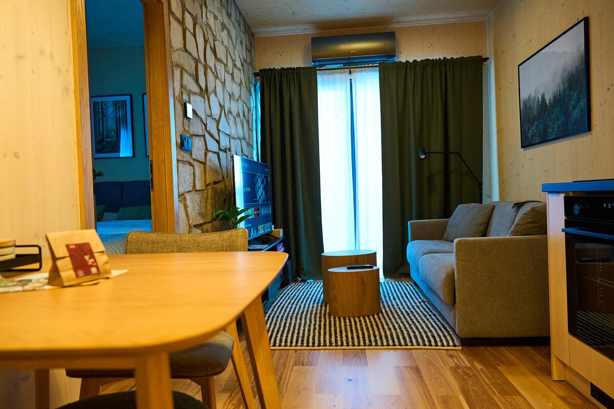 1-bedroom apartment "Adam" with free parking