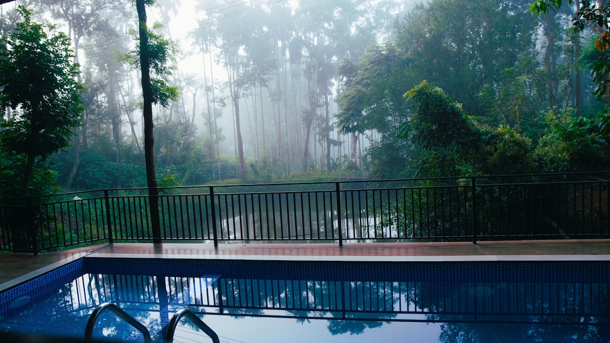 Premium PoolVilla Surrounded by wayanad forest.