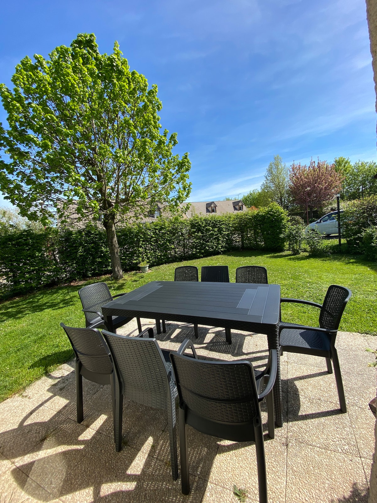 Maison lumineuse avec jardin