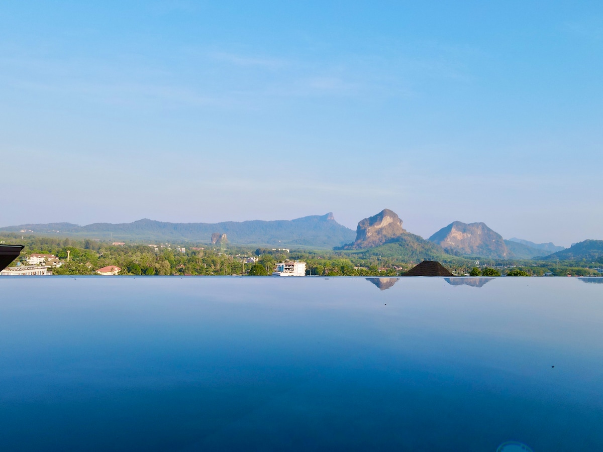 208 Ao Nang beach, Private Sea View Pool Villa