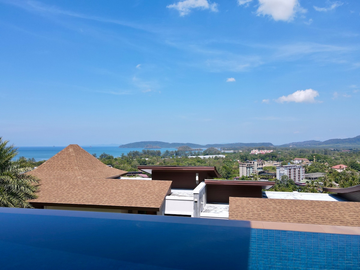 208 Ao Nang beach, Private Sea View Pool Villa