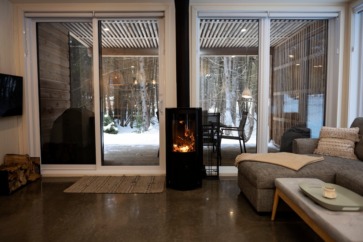 Chalet thermal privé luxueux — hammam, sauna, spa