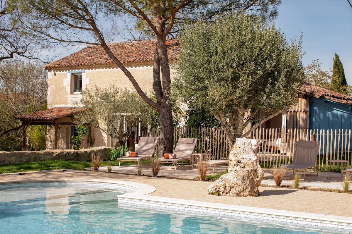 Charming 4* rental with pool near Lectoure Gascony
