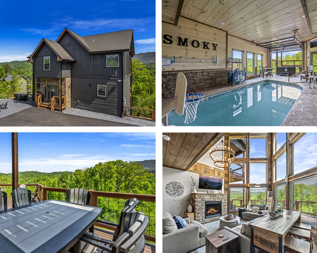 Cozy & Modern Cabin - Pool/View/Movies/Games/Fun