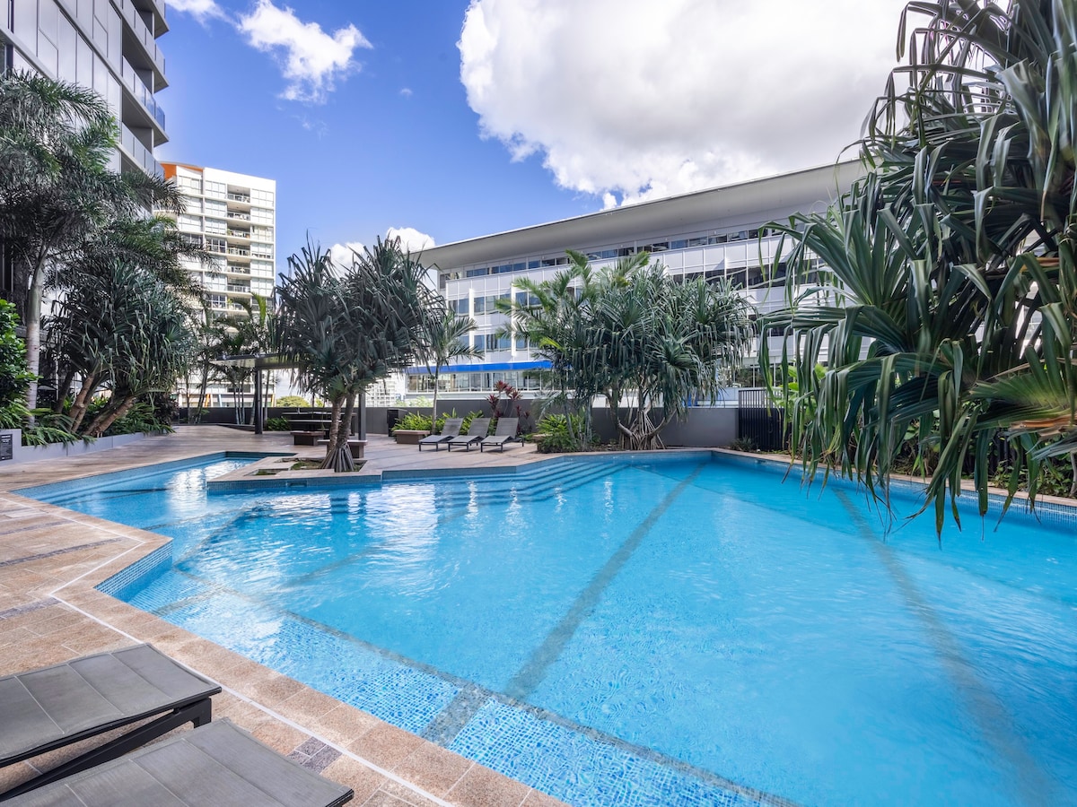 Cityview 4 Beds/2 Carparks/pool at South Bank