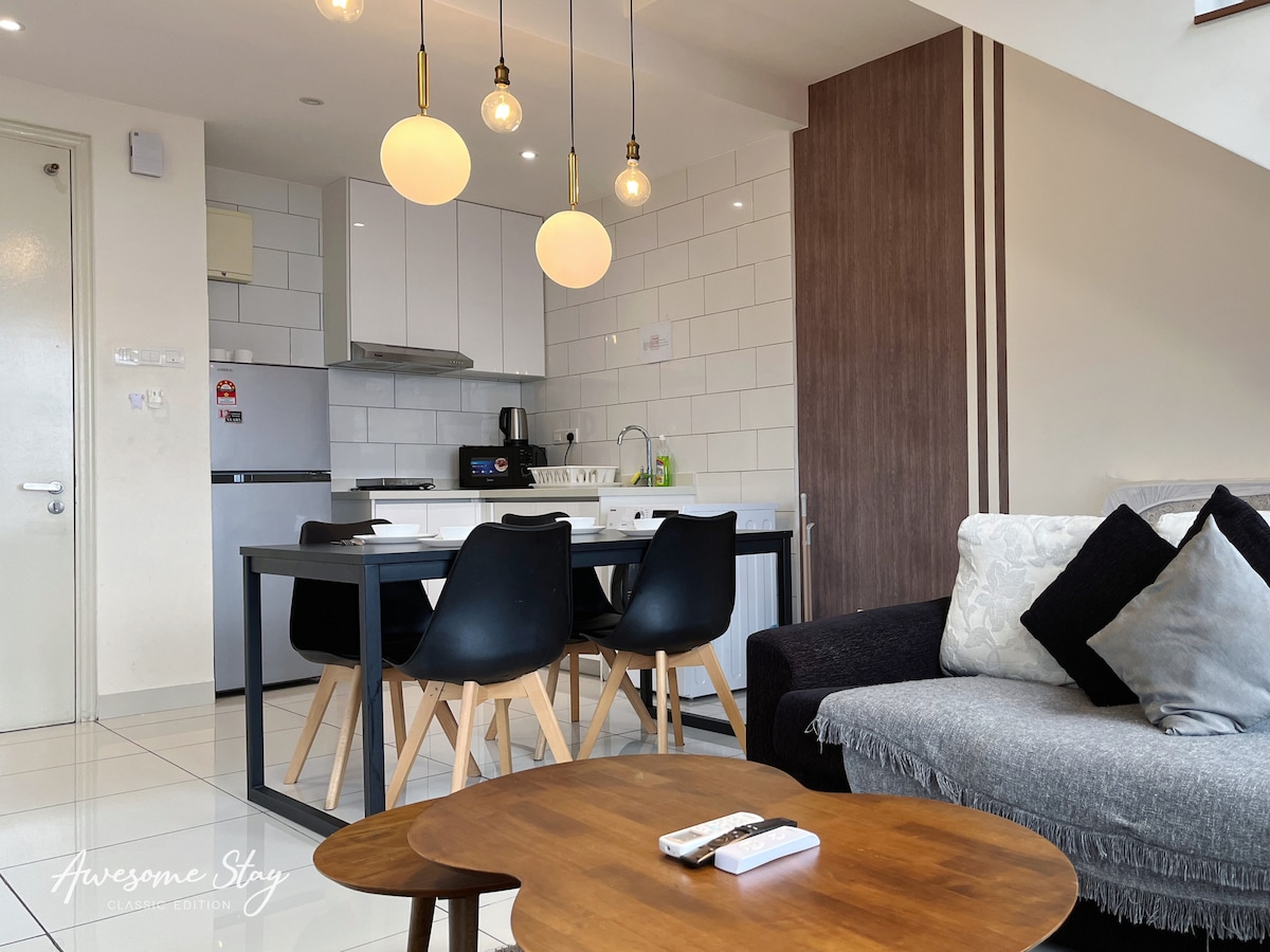 放松和美妙的2卧室复式公寓@ Arte Mont Kiara