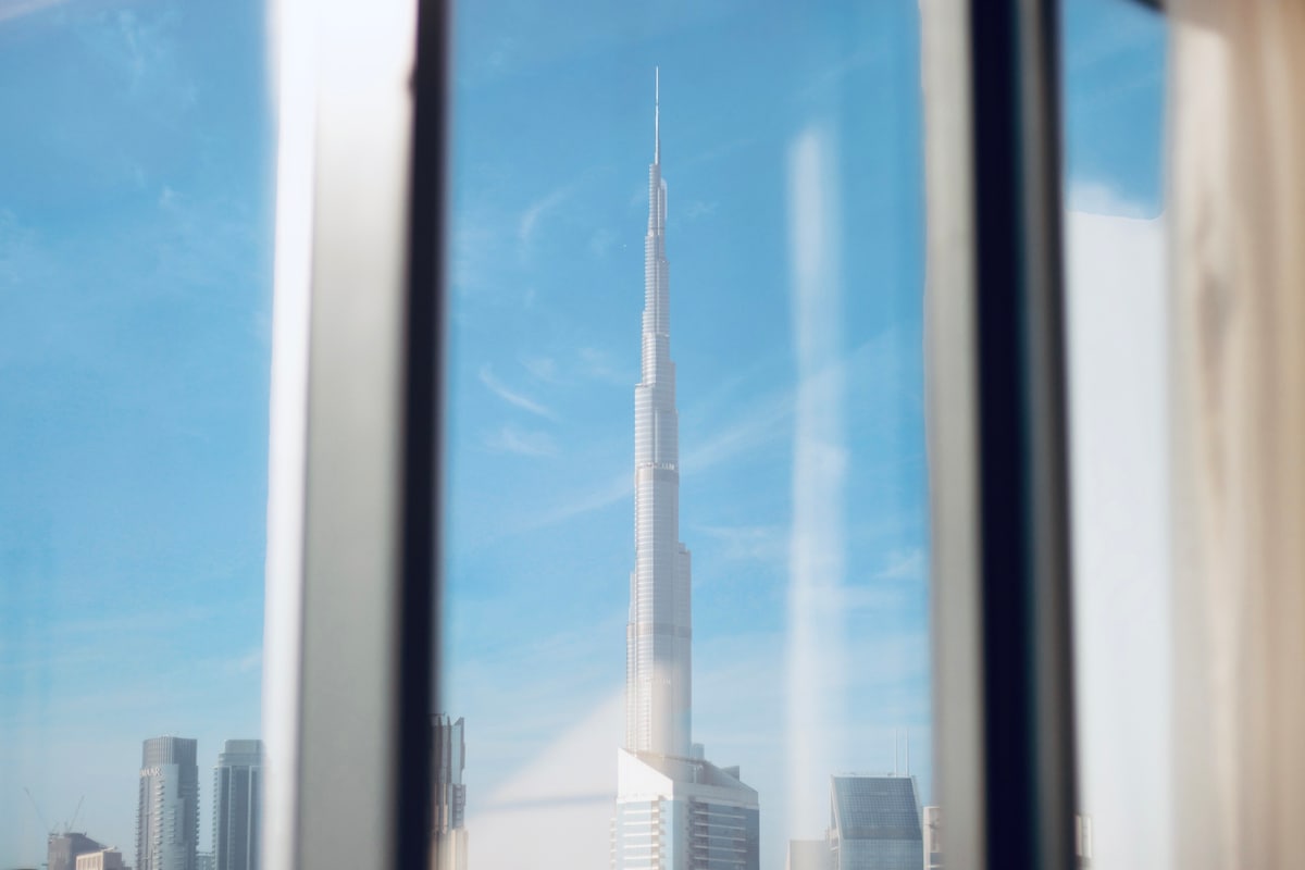 华丽的3间卧室，可欣赏哈利法塔（ Burj Khalifa ）的壮