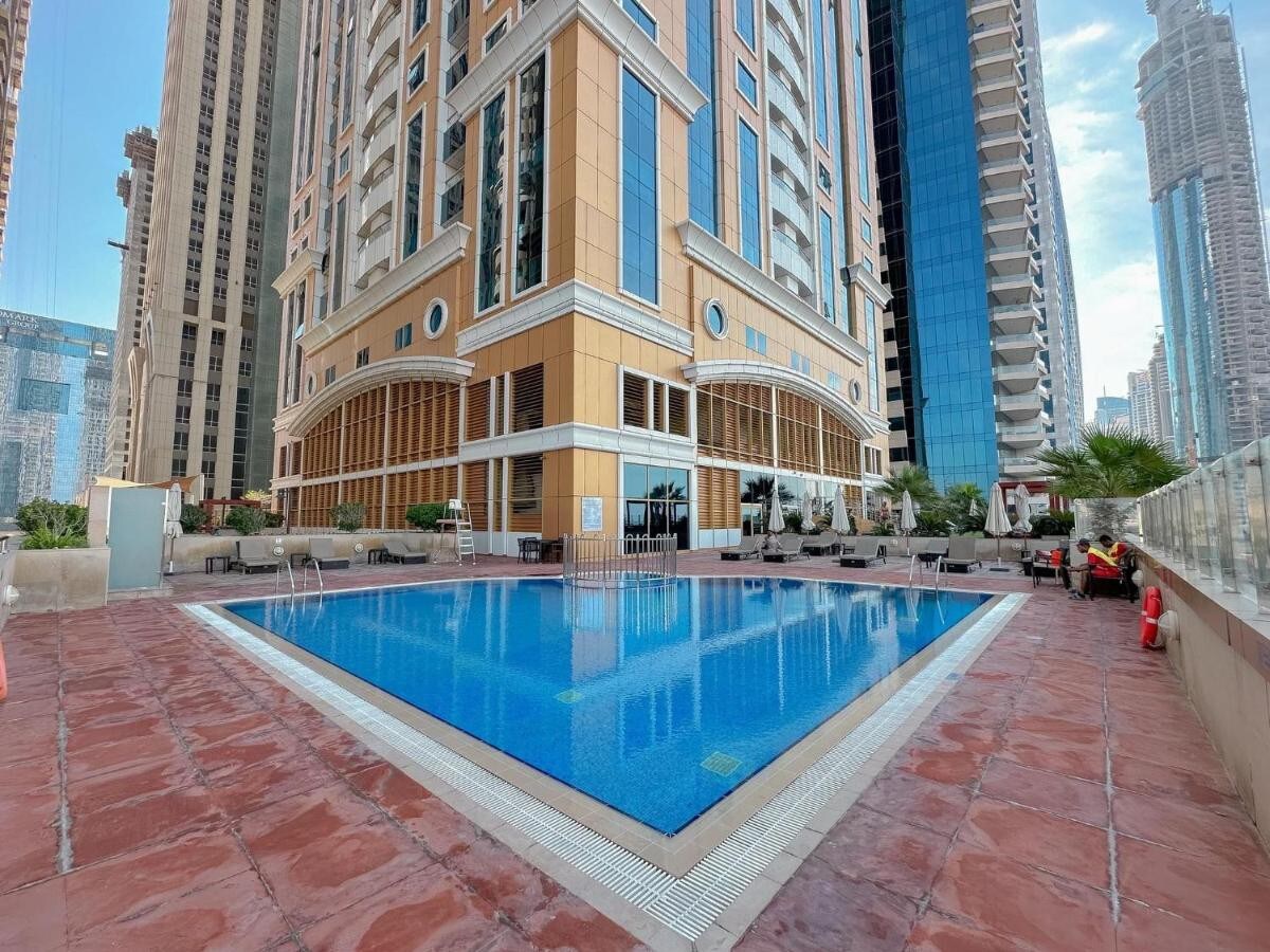  毗邻迪拜港（ Dubai Harbour ）的码头宽敞舒适的1卧室公寓