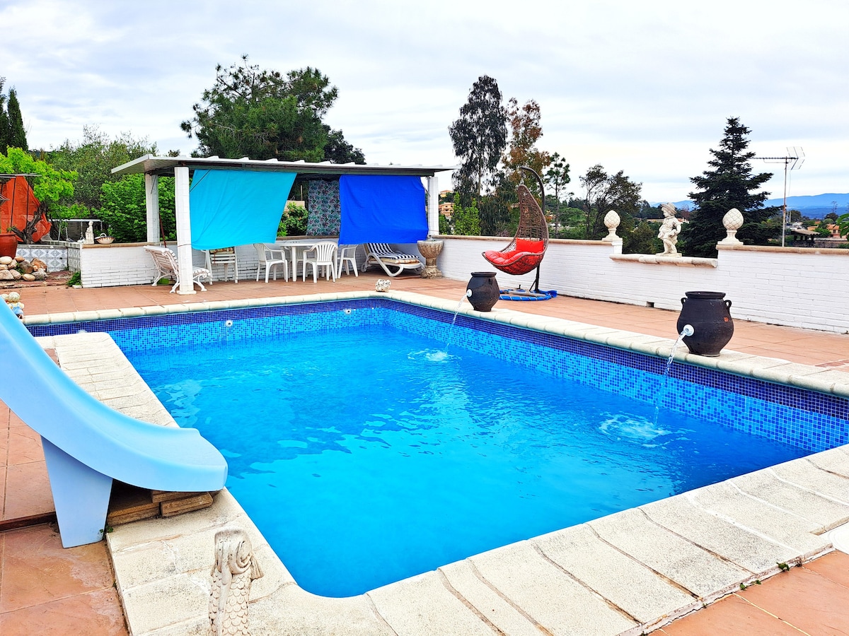 Vacation house in Riudarenes with private pool