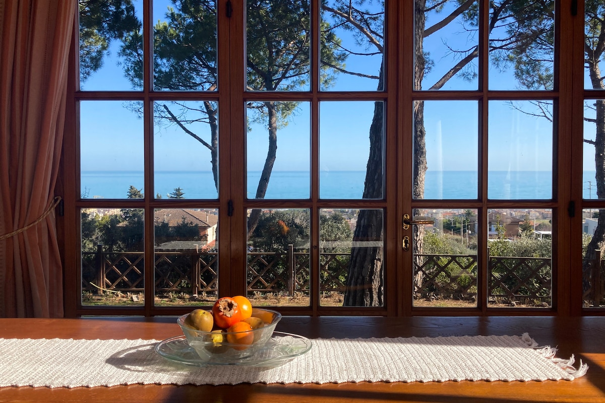 Terrazza sul mare - vista con piscina