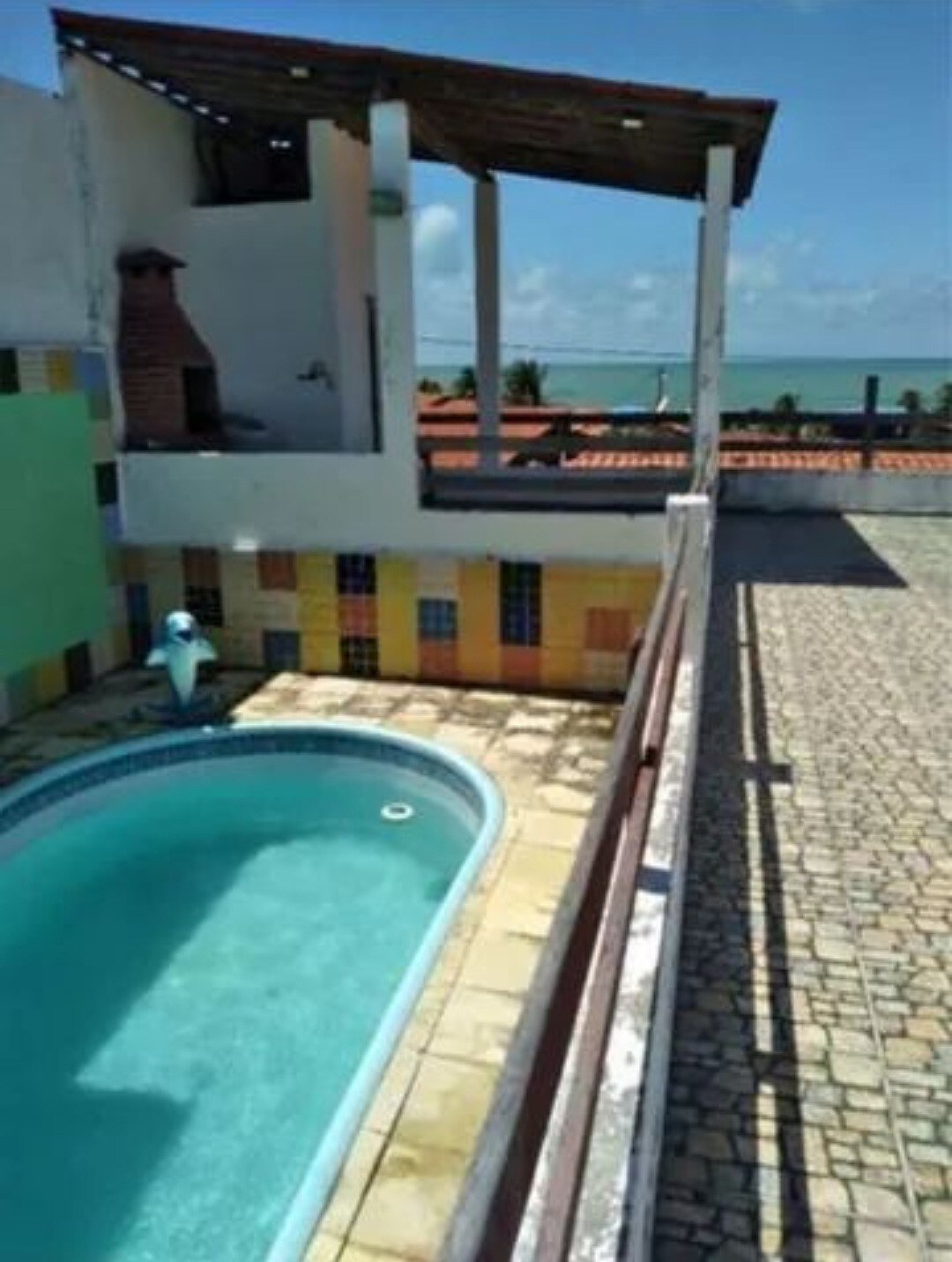 Linda casa na praia com Piscina