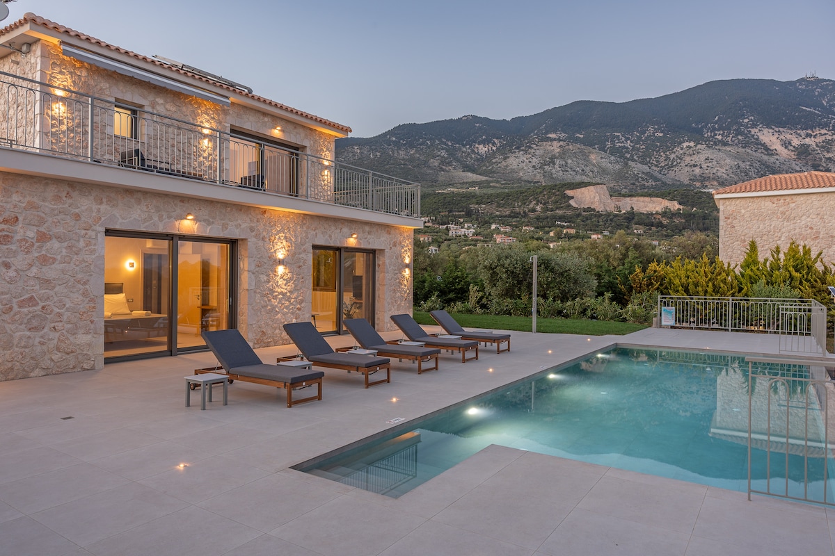 Kefalonia Stone Villas-Villa Trapezaki Tranquility