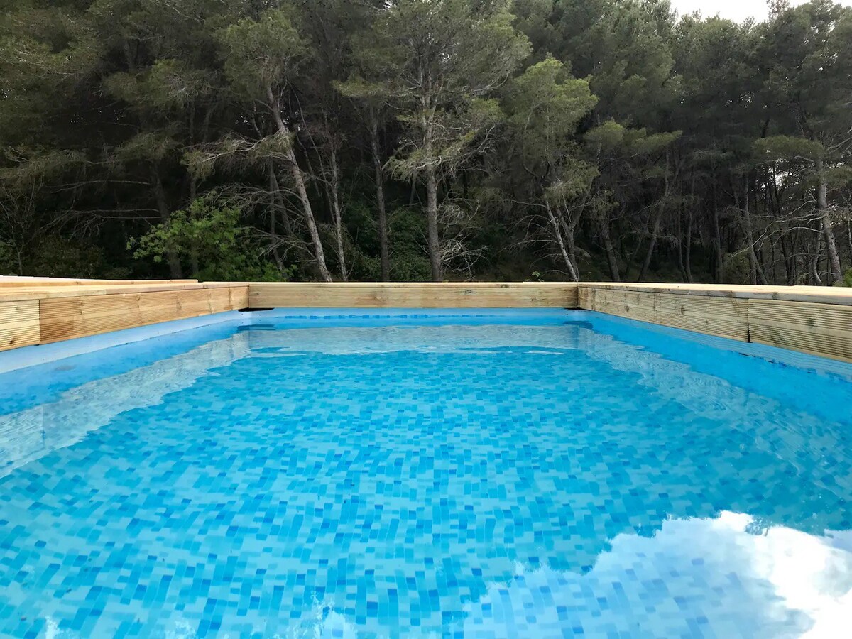 Maison d'architecte /piscine/vue #DemeureInsolite