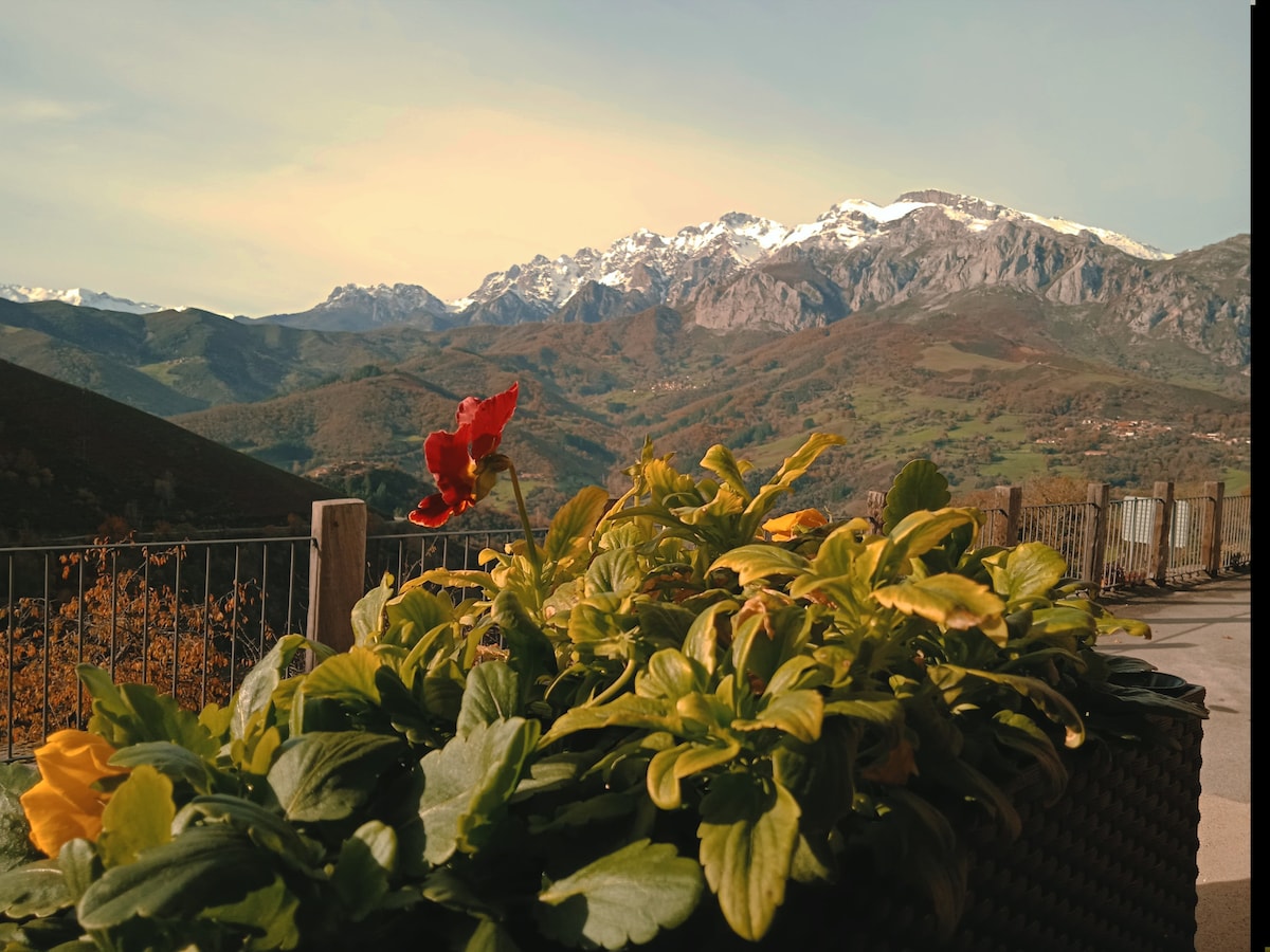 El Mirador de Cobeña 欧洲山峰的房子。