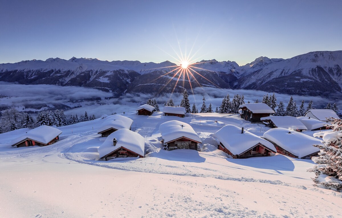 Alphütte Bielerhüs, Aletsch Arena, Fiescheralp